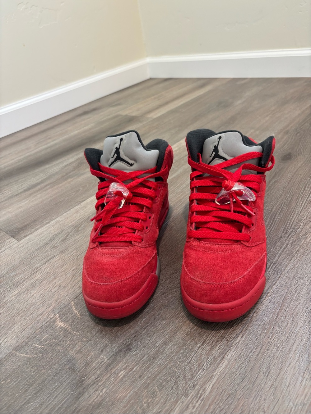 Air Jordan 5 Retro Red Suede University Red Sneakers